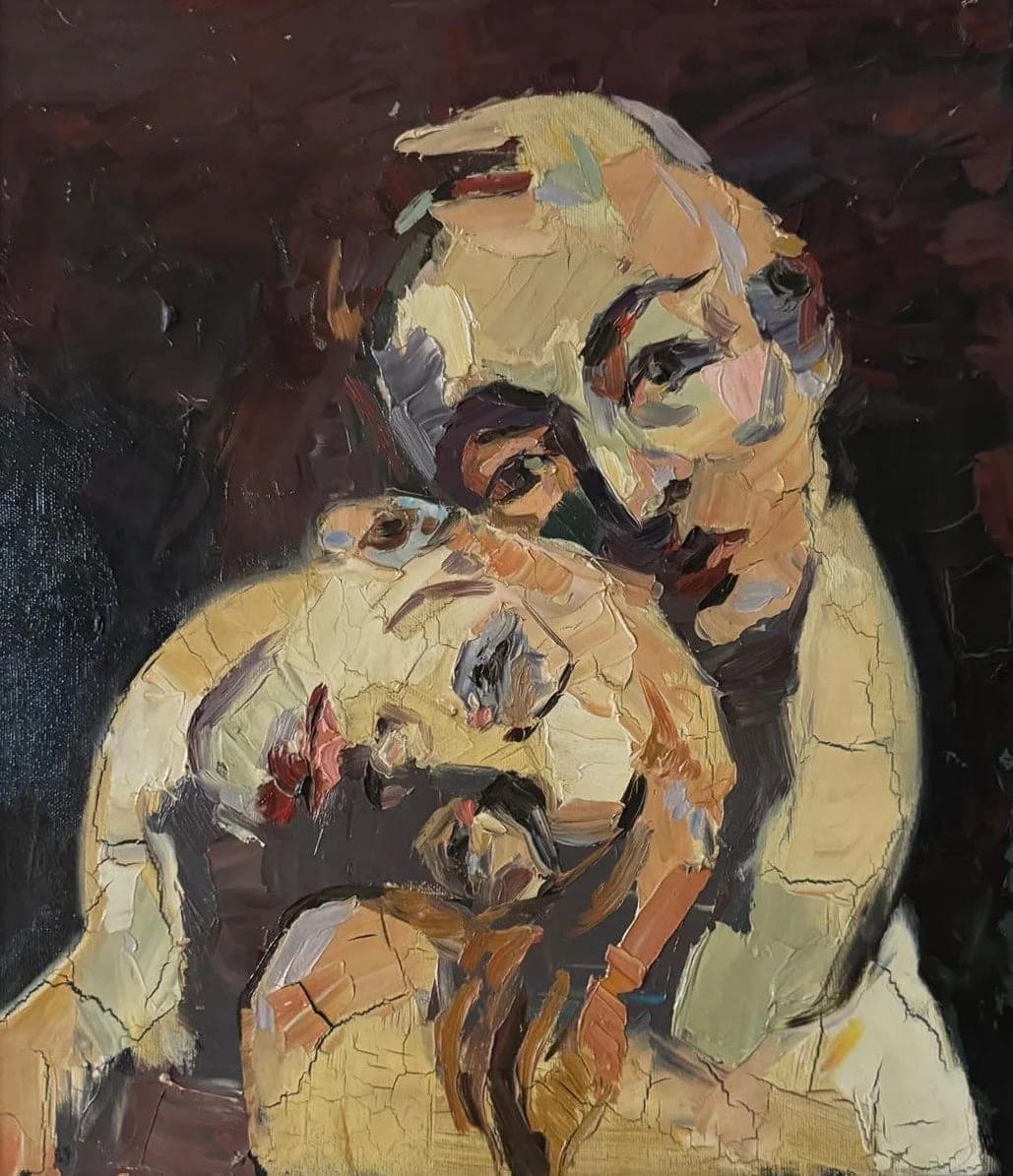 Klassisk skolert oljemaleri fra Nadia Molugova, som har bånd til kunstmiljøet i Firenze